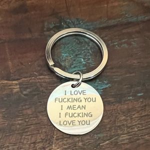 I f*cking love you key ring keychain New